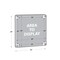 Azar Displays Gallery Wall Set of Four Floating Frames with Stand Off Caps: Overall Frame Size: 20in. x 20in. 105520-SLV - alternate 3